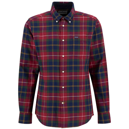 Barbour M's Fortrose Tailored Tartan Shirt Winterberry Tartan