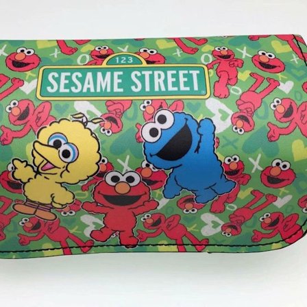 Sesame Street Elmo Flip Pencil Case Ernie Cookie Zoe Børns Pen Box Pencil Case
