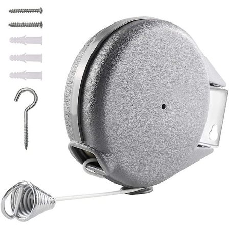 Tilbagetrækkelig Tøjstativ, 15m Tøjtørrestativ Ikke-skridsikker Tilbagetrækkelig Tøjstativ Tøjstativ Bærbar Tøjstativ Camping Aftagelige Tørrestativer