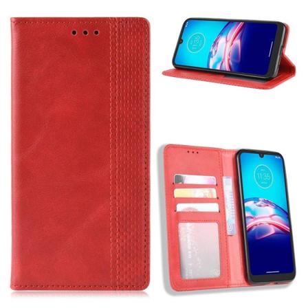 Bofink Vintage Motorola Moto E6s (2020) Etui - Rød Red