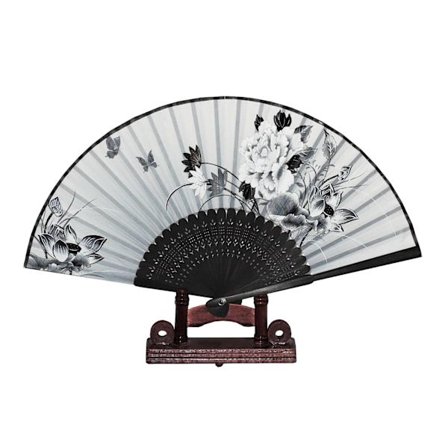 Vifte - Orientalske vinder [M03] - Grå vannliljer