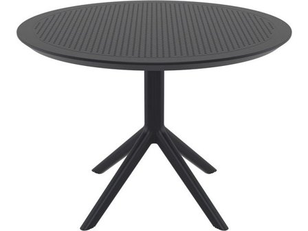 Bord SIESTA Sky runt 105cm svart - Lyreco - Kontorsmöbler och inredning - Utemöbler - Bord