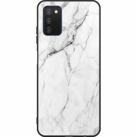 Samsung Galaxy A03s Svart Skal Marmor