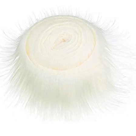 9x150 cm Fuskpälsband DIY Klädsömnad Fluffig Kant S Vit 9cm*150cm Vit 9cm*150cm