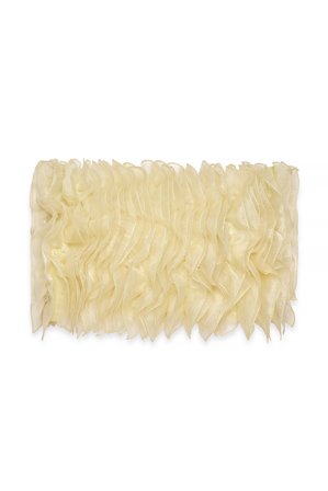 NA-KD Haut en organza à volants - - Beige - EU 32