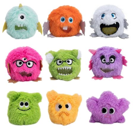 Pehmeät pehmolelu Hirviö Stressipallot Purista&Sylje Pallot Fidget-lelut