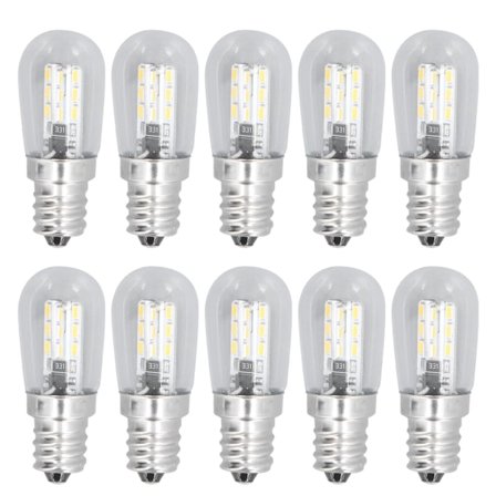 10 kpl LED E12 -lamppua Lasinen Pieni Kattolamppu Lamppu 500LM Seinälamppu Lamppu Makuuhuoneelle Toimistoon 220V