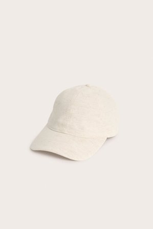 Kappahl | Keps i linnemix | Melerad beige