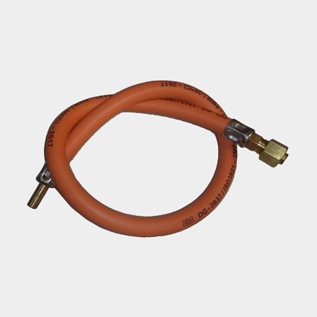 Pressad gasolslang 1000 mm, 8 mm rör - 8 mm rör