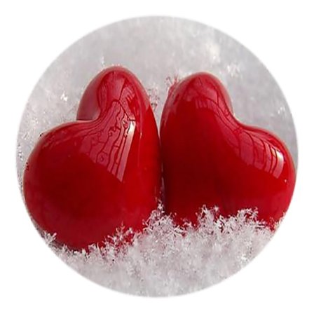 Mobilhållare I Elegant Motiv "Double-Heart" - Pop-stand -