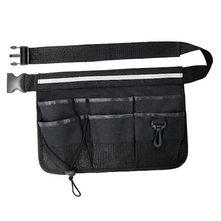 Organiseringsveske for sukkulent-sett, masse lagringsplass, holder for hageplanteredskapssett, svart HWM