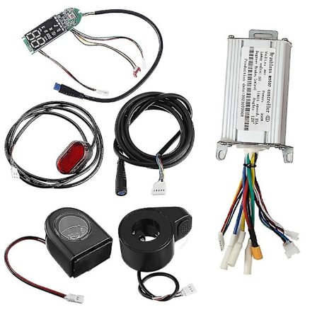 36v 350w 15a Motorstyring + instrumentbræt + for/baglygte hastighedsstyring til scooter elektrisk cykel