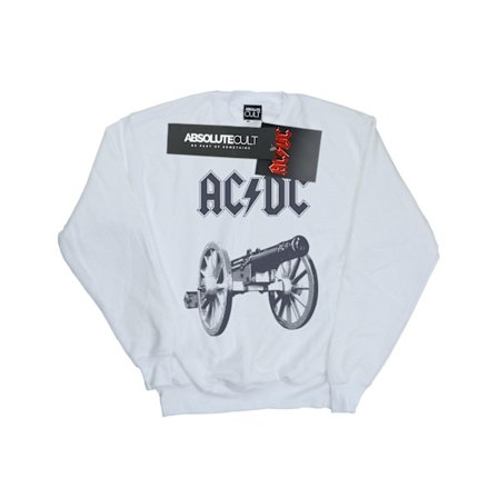 AC/DC Girls For Those About To Rock Sweatshirt 7-8 år Vit