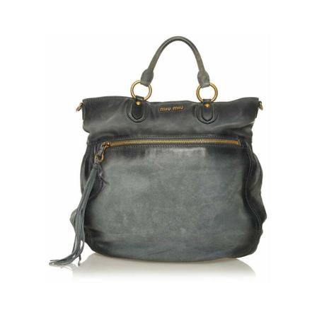 Miu Miu Pre-owned, Pre-owned Handbags Grijs, Dames, Maat:ONE Size