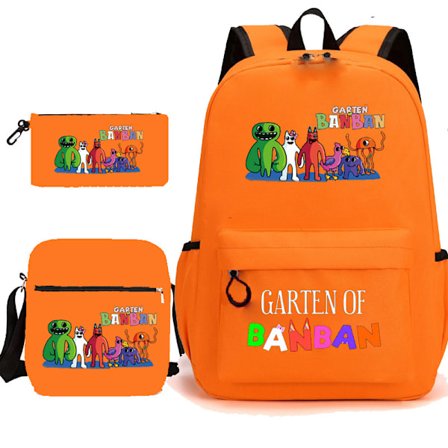 Garten of Banban student ryggsäck Orange Figure 2 Three Piece Set