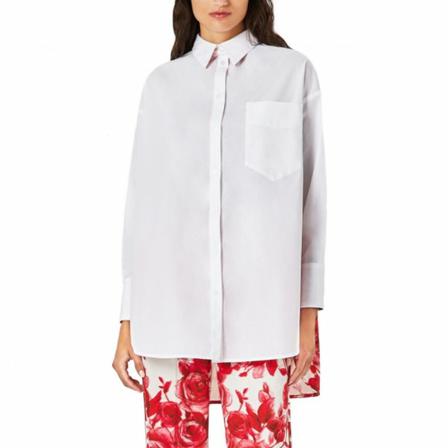 Blugirl Shirt MIINTO-e30bc91a7cd6b81cf1ec , Wit , Dames , Maat: S