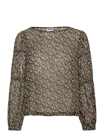 Nmleonora L/S Floral Top Black NOISY MAY