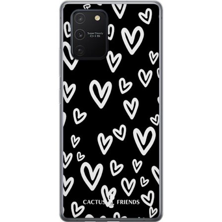 Kompatibelt Mobildeksel til Samsung Samsung Galaxy S10 Lite Cactus and Friends - Handdrawn Love Chaos