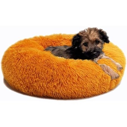 Donitsi Lemmikin Nukkumismatto Lämmitysmatto Koirille ja Kissoille 70cm Oranssi Cuich