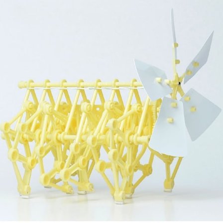 Kraftfull modell Vinddriven Walker Kit Monteringsmodell Kit