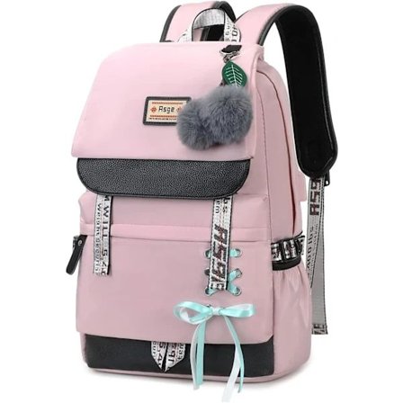 Monokrominen miesten bisnesreppu college-reppu rento suuri tietokonereppu 15,6 tuumaa Pinkki1 M