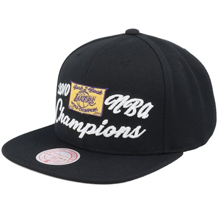 Mitchell & Ness - Negro snapback Gorra - Los Angeles Lakers Champs 10 HWC Black Snapback @ Hatstore