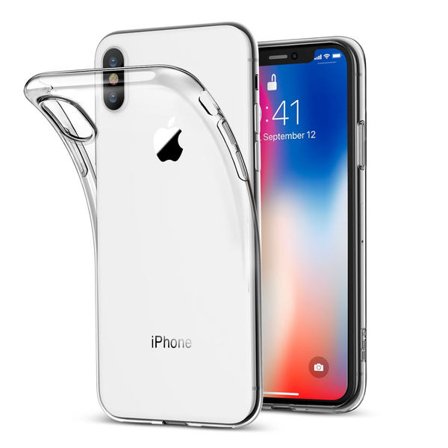 iPhone XS Genomskinligt Mjukt TPU Skal