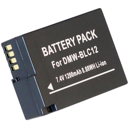 Battery for DMW-BLC12 replacement battery