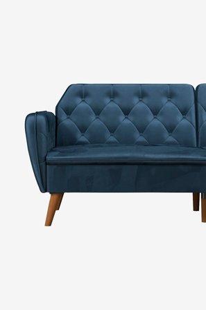 Novogratz - Vuodesohva Tallulah, memory foam - Sininen - Vuodesohvat - - Homeroom