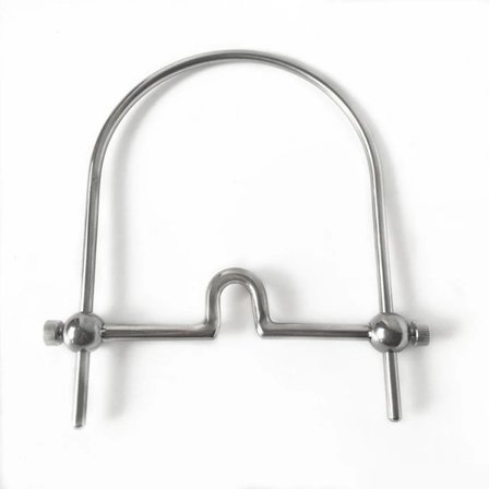Nyeste Justerbare Rustfrit Stål Åben Mund Bondage Kugle Knebel Cangue Voksen Passion BDSM Produkt Sex Legetøj