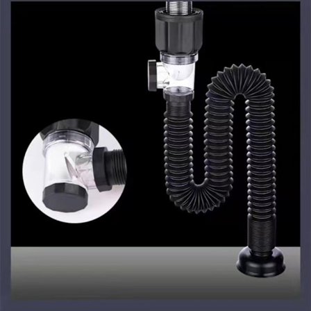 Vask Afløbsrør Sæt Håndvask Rørfittings Kloak Afløb