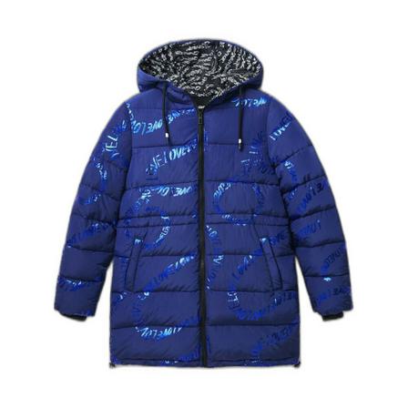 Desigual Down Jakke Blå, Dame