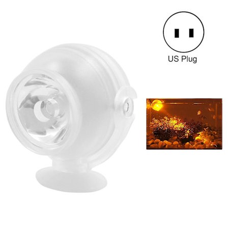 Fargerik Led Aquarium Fish Tank Spot Lampe Dykking Spotlight opplyste lys