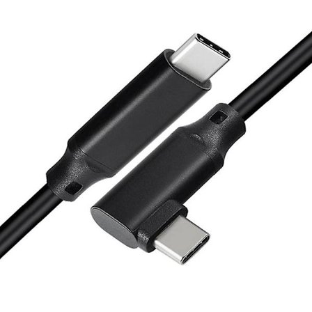 VR Datakabel Vinkel Type-C Datakabel USB3.1 Gen 2 Dubbel Hane Videoprojektionskabel 20 VR Mobilspelskabel