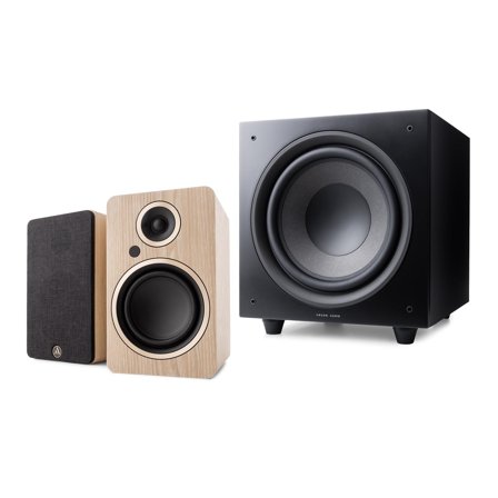Argon Audio FENRIS A5 + MALMO SUB 10 Stereoanlegg til TV -