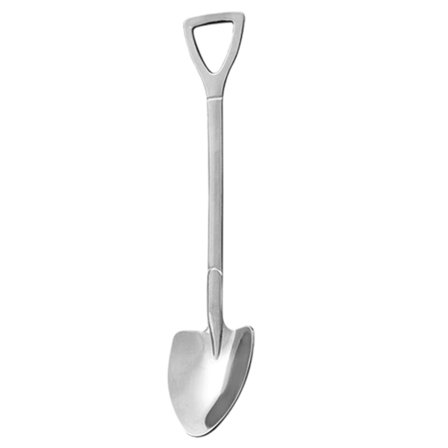Rostfritt stål Spade Sked Kaffe Dessert Vattenmelon Sked Matskålar Verktyg