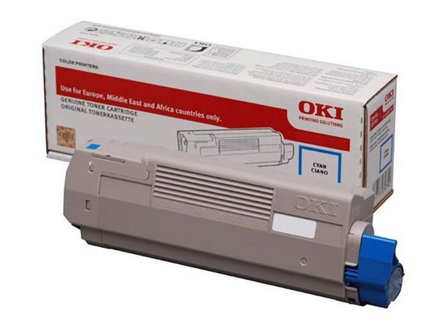 OKI Toner 46490607 Cyan - Lyreco - Toner och bläck - Tonerkassetter - Toner OKI