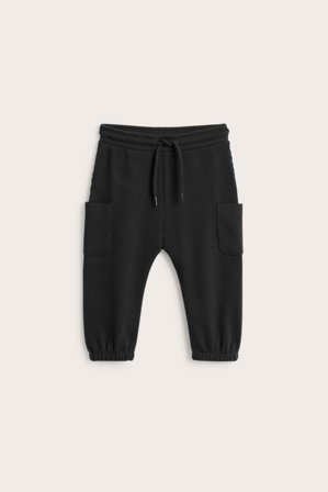 Kappahl | Spodnie o strukturze wafla | Czarne