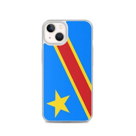 Coque telefon flagga Demokratiska republiken Kongo - iPhone 13