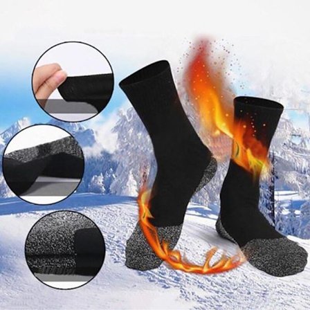 35 Below Winter Warm Socks Aluminised Fibers Thermal Long Women Men X4P5 Socks