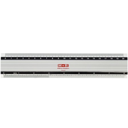 M+R Règle Aluminium 20 cm