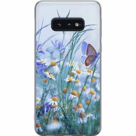 Samsung Galaxy S10e Genomskinligt Skal Blommor