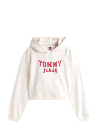 Tjw Bxy Crp Varsity Hoodie White Tommy Jeans