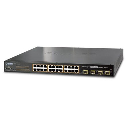 Planet WGSW-24040HP4 - switch - 24 porter - Styrt - rackmonterbar