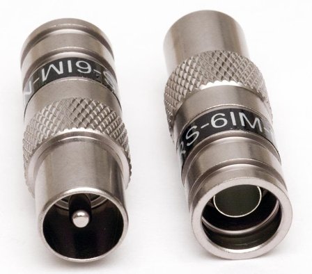 Televes 381950 Kontakt TRS- og DRS Hunn, blå, Antenneutstyr