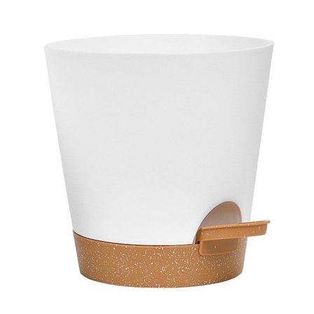 5 kpl - Itsekasteleva ruukku / Itsekastelu / Kukkaruukku valkoinen 5 kpl