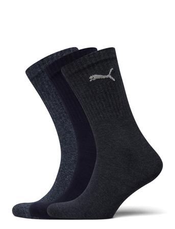 Puma Crew Sock Light 3P Underwear Socks Regular Socks Blå PUMA