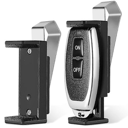 2 stk. Garasjeport Fjernkontroll Klemmer Bil Solskjerm Feste Dør Fjernkontroll Holder Justerbar