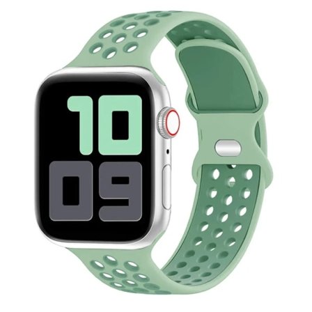 Apple Watch-armband 49 mm 44 mm 45 mm 42 mm 41 mm 38 mm 40 mm armband Silikon sportarmband iwatch 8 SE 7 6 5 Ultra 49 mm Grå Grön 42 44 45 49 mm