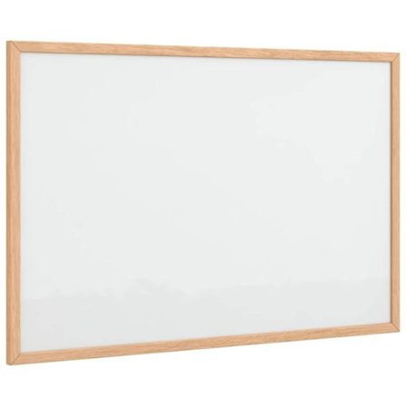 Magnetisk whiteboard - vidaXL - 60x40 cm - Ram i furu - Torkbar yta - Väggmontering